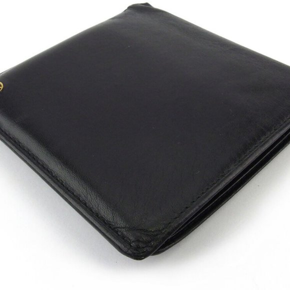Authentic used Cartier two-fold wallet Pasha leather - Picture 6 of 8